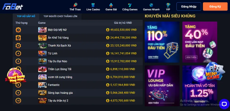 Hướng dẫn chi tiết cách nhận ưu đãi tại 12vegas com 12